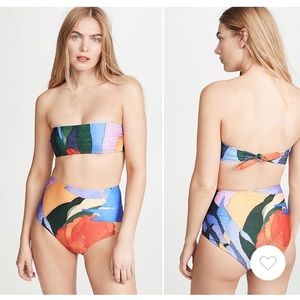 Mara Hoffman Abigail top, Lydia bottom